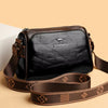 Vintage Soft Leather Interior Slot Pocket Crossbody Messenger Bag Mssza
