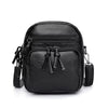 Vintage Soft PU Leather Multifunction Messenger Bag Small Square Bag Mssza