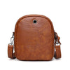 Vintage Soft PU Leather Multifunction Messenger Bag Small Square Bag Mssza