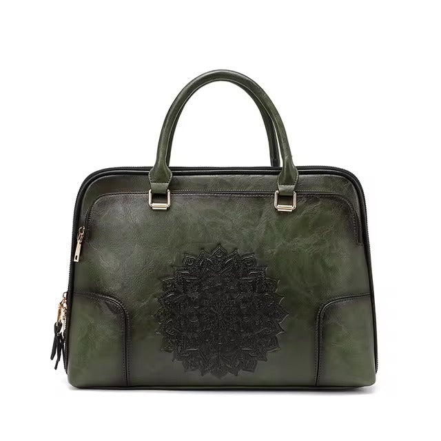 Casual Split Leather High Quality Shoulder Bag Mssza