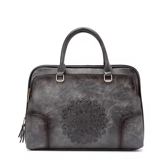 Casual Split Leather High Quality Shoulder Bag Mssza