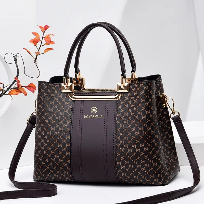 Vintage Zipper printed of high-grade all-in-one cross-body bag Mssza