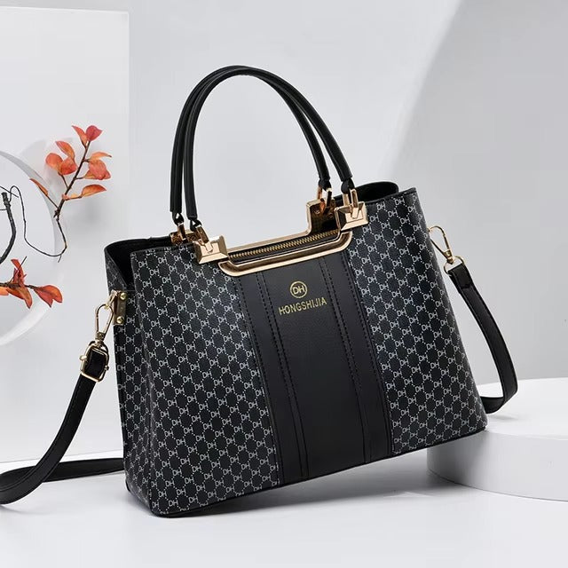 Vintage Zipper printed of high-grade all-in-one cross-body bag Mssza