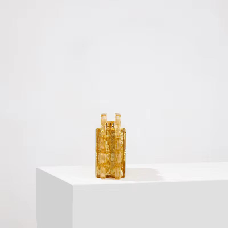 High Quality Acrylic ivory Box Clutch Mssza