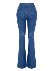 Bohemian Style Distressed Denim Jeans Mssza
