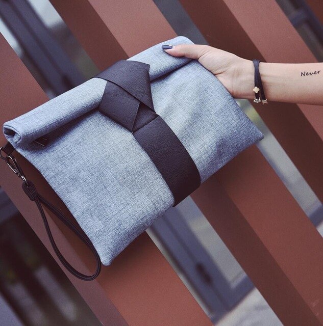 Women Day Clutches Bags Bow Leather Crossbody Bag Messenger Bags Ladies Envelope Evening Party Bag 30x20x3cm Mssza