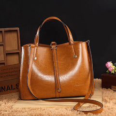 Women Faux Leather Solid Handbag Vintage Cross body Bag Mssza