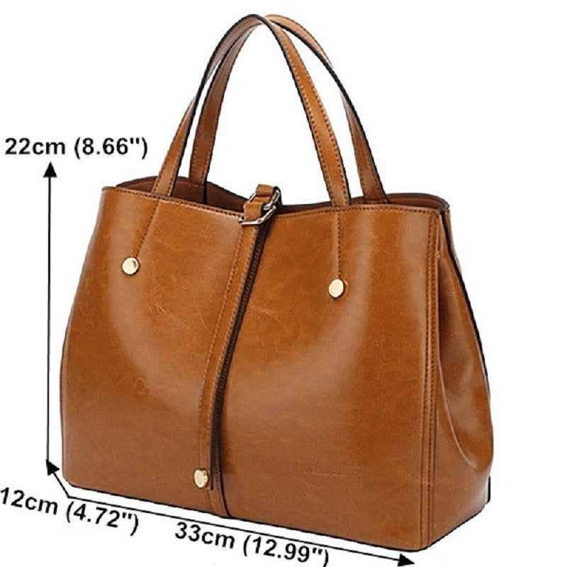 Women Faux Leather Solid Handbag Vintage Cross body Bag Mssza