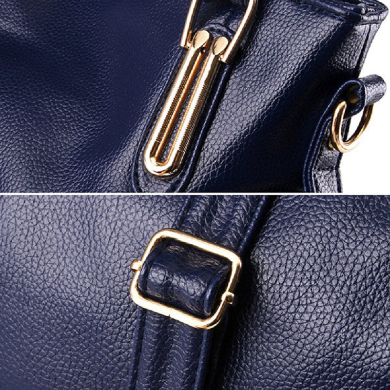 Women Faux Leather Tassel Soft Leather Handbags Mssza