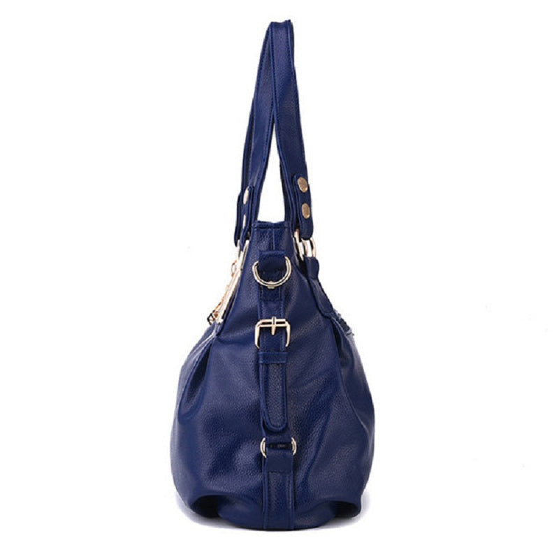 Women Faux Leather Tassel Soft Leather Handbags Mssza