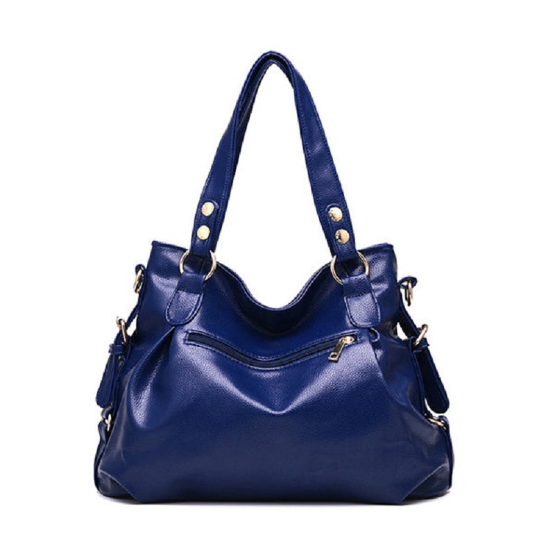 Women Faux Leather Tassel Soft Leather Handbags Mssza