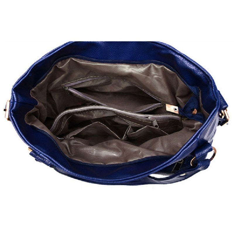 Women Faux Leather Tassel Soft Leather Handbags Mssza