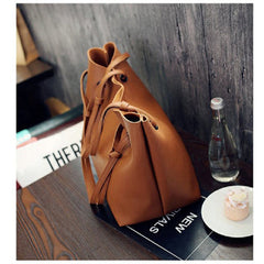 Large Capacity 2Pcs Tote with Optional Strap Styles Matching Wallet Handbags Mssza