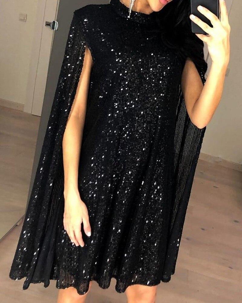 Short Sequined Dress Mssaz Desses