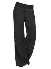 Women Soft Denim Hip Hugger Bell Bottom Pants Mssza