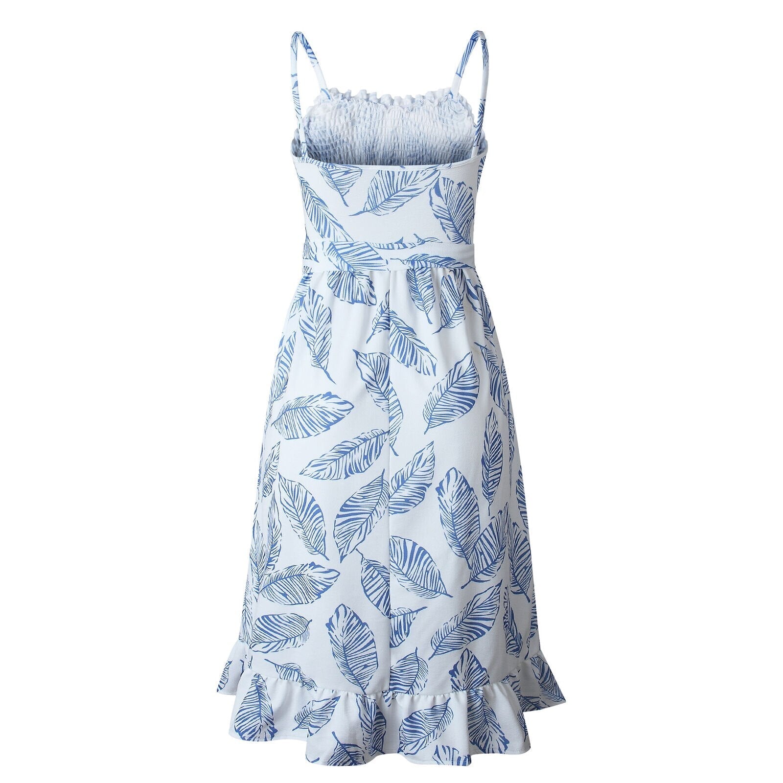 Boho Party Dress Ladies Sleeveless High Waist Holiday Beach Casual Floral Swing Long Sundress Mssaz Desses