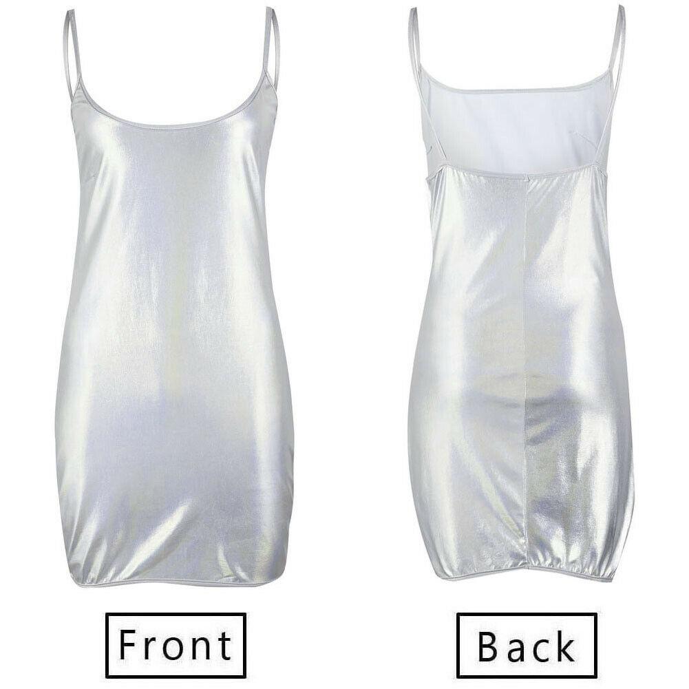 Sequin Glitter Strap Mini Dress  Ladies V Neck Bodycon Beach Backless Short Mini Sundress Mssaz Desses