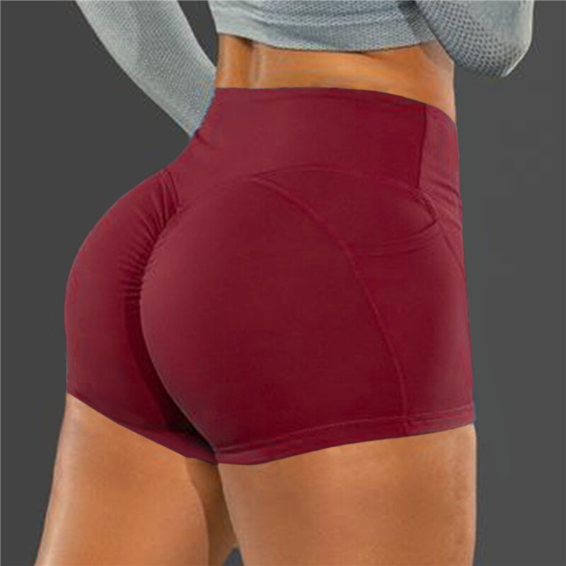 Sport High Waist Elastic Perfect Lace Workout Tights Yoga Short Mssza