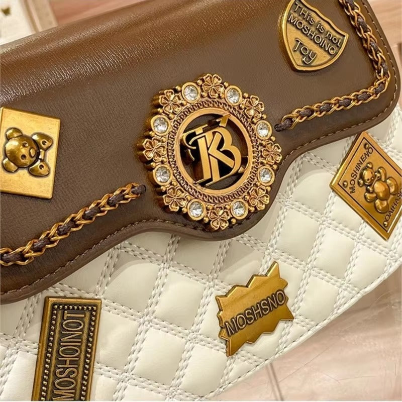 Designer High- End Texture Single Shoulder Crossbody Handbag Mssza