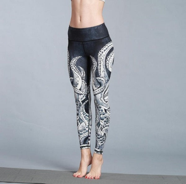 Yoga Pants High Waist Trainer Long Tights Push Up Running Mssza
