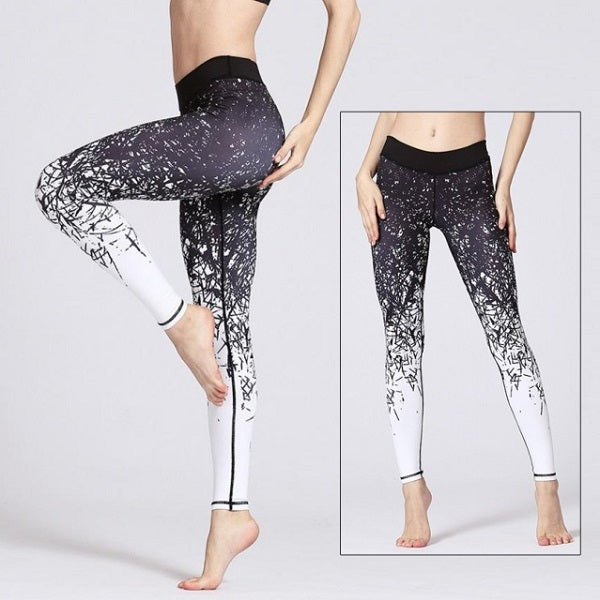 Yoga Pants High Waist Trainer Long Tights Push Up Running Mssza