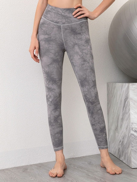 Yoga Pants Nylon Tie Dye Leggings Mssza