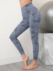 Yoga Pants Nylon Tie Dye Leggings Mssza