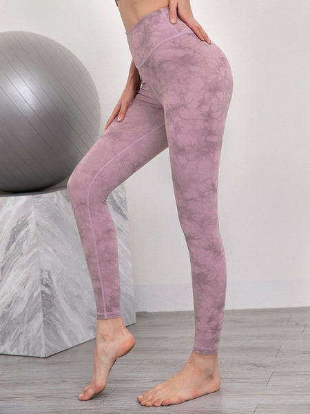 Yoga Pants Nylon Tie Dye Leggings Mssza
