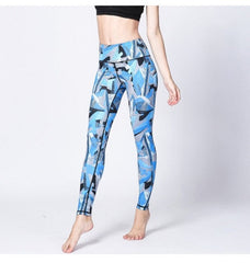 Yoga Pants Sports Leggings High Waist Running Workout Trouser Mssza