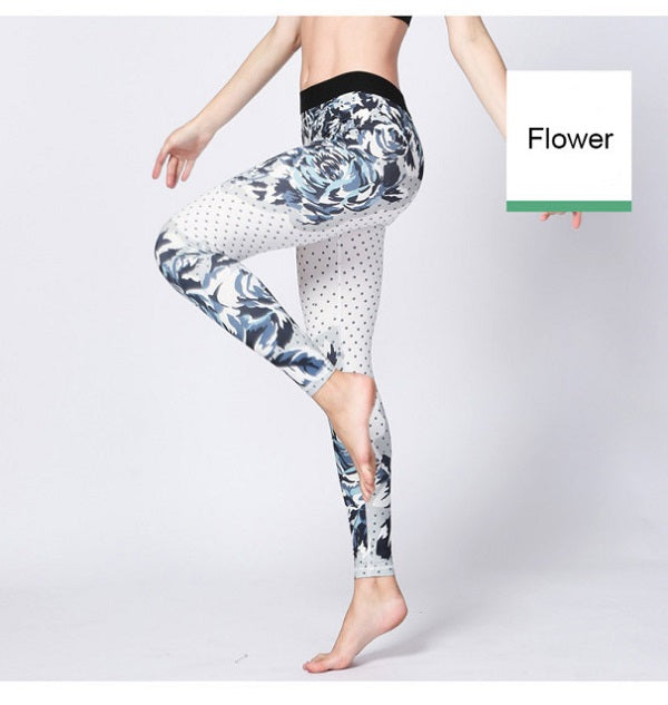 Yoga Pants Sports Leggings High Waist Running Workout Trouser Mssza