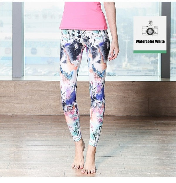 Yoga Pants Sports Leggings High Waist Running Workout Trouser Mssza