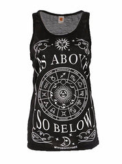 Zodiac Themed Tank Top Mssza