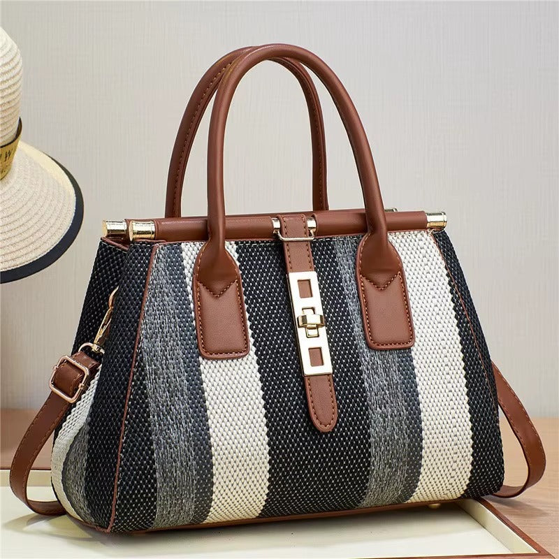 Classics versatile one-shoulder high-end niche large-capacity embossed braided textures crossbody bags Mssza