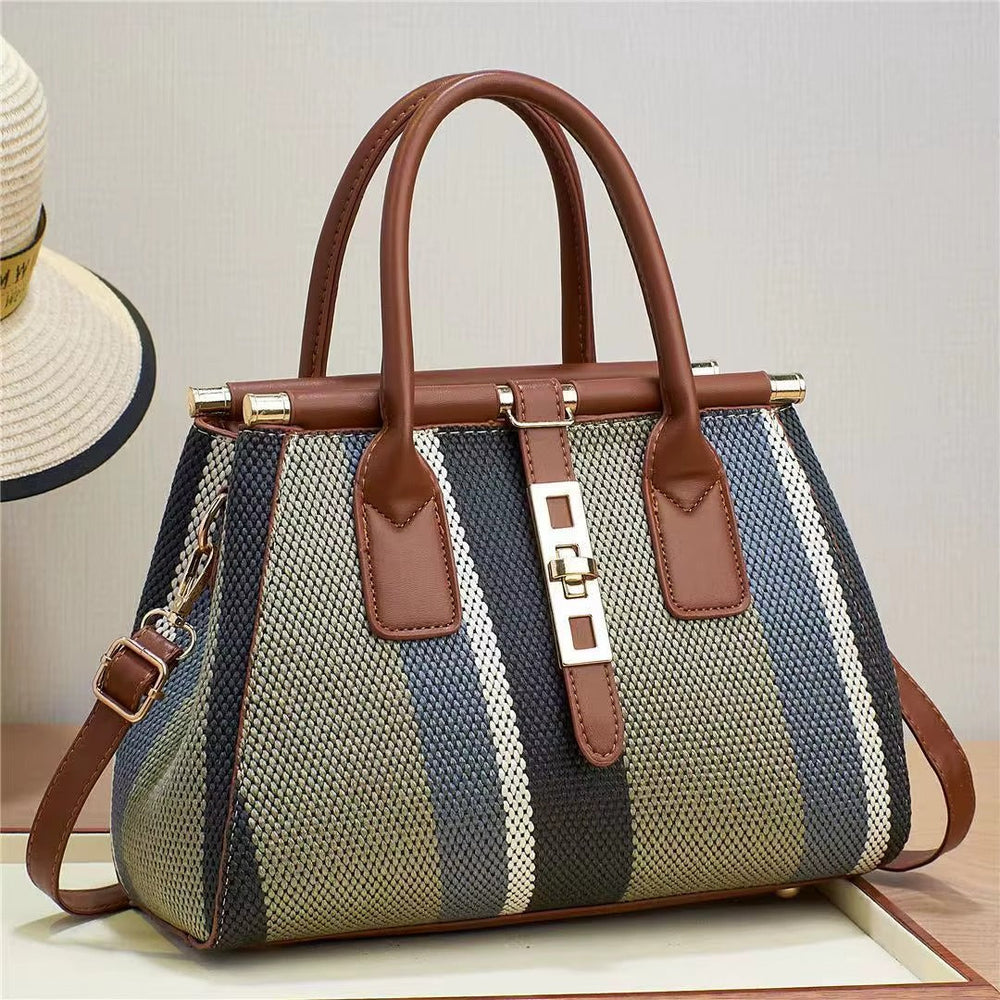 Classics versatile one-shoulder high-end niche large-capacity embossed braided textures crossbody bags Mssza