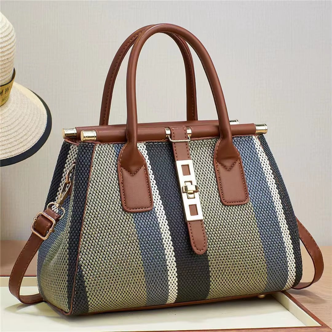 Classics versatile one-shoulder high-end niche large-capacity embossed braided textures crossbody bags Mssza