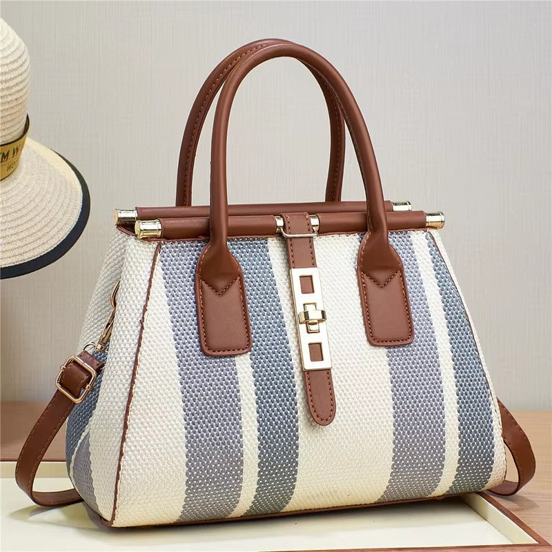 Classics versatile one-shoulder high-end niche large-capacity embossed braided textures crossbody bags Mssza