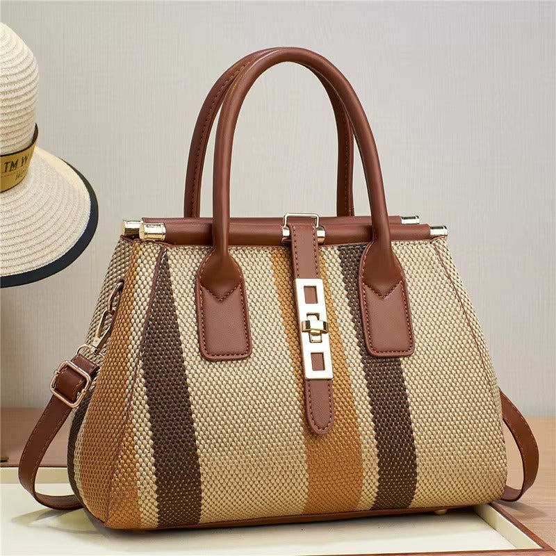 Classics versatile one-shoulder high-end niche large-capacity embossed braided textures crossbody bags Mssza