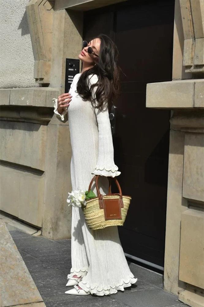 Clara Ruffle Long Sleeve Knit Maxi Dress Mssaz Desses