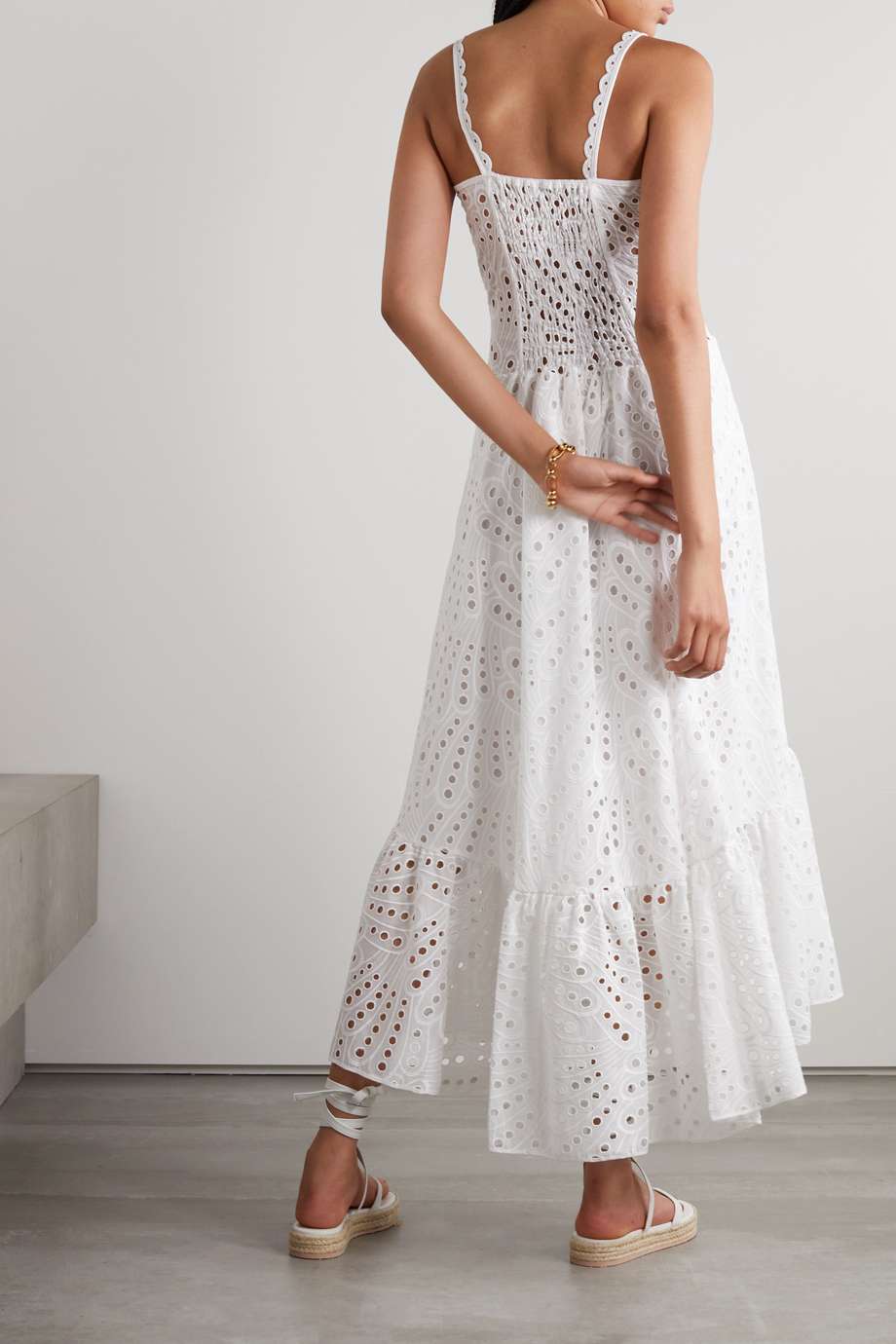 Dolly Embroidered Lace Midi Bustier Dress Mssaz Desses