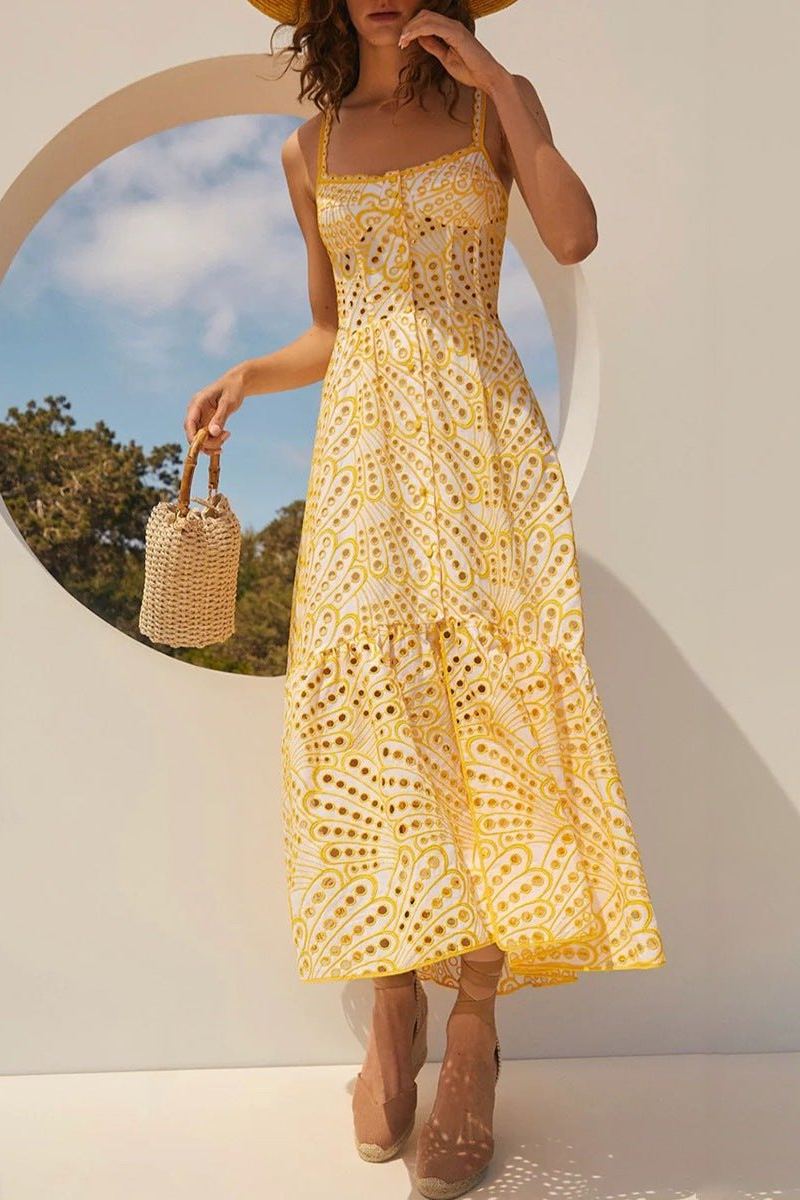 Dolly Embroidered Lace Midi Bustier Dress Mssaz Desses