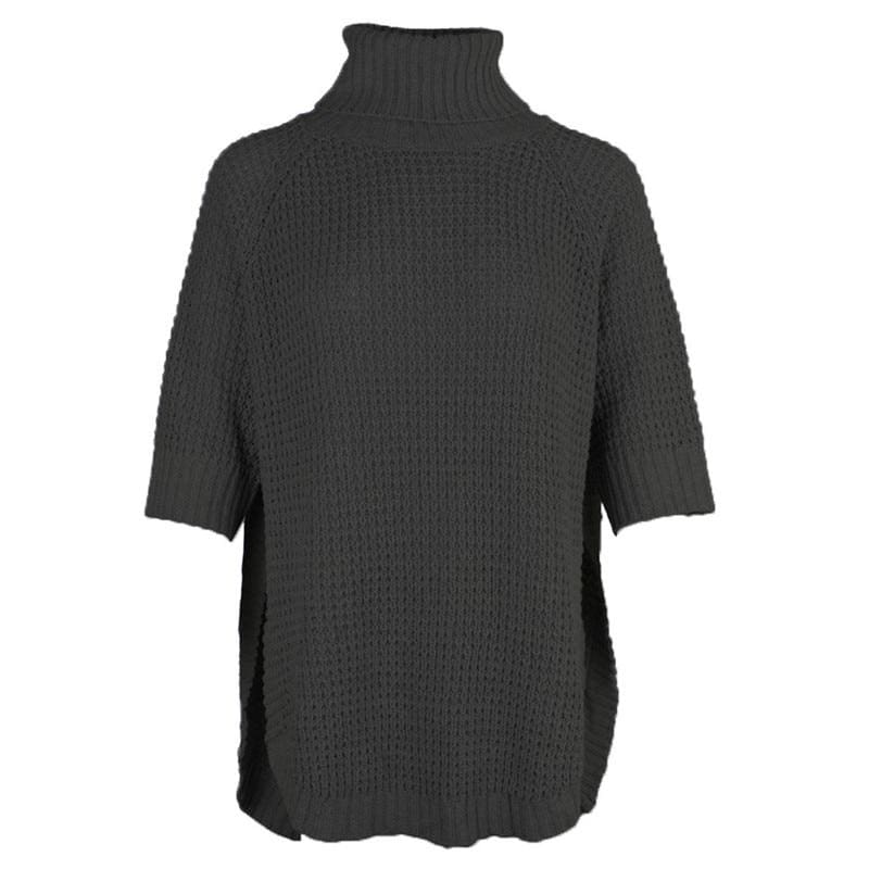 Casual Irregular Long Sweater Dress Knitted Sweater Top Mssaz Desses
