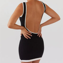 Club Night Out Sleeveless Hollow Out Mini Bodycon Cut Out Dress Mssaz Desses