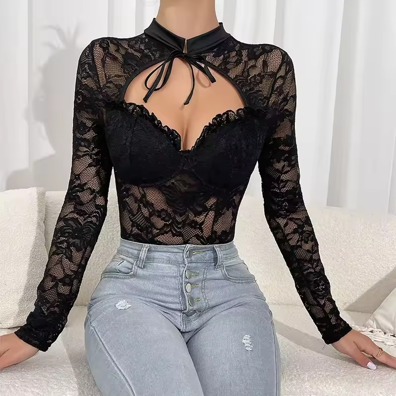 Waist Trainer Body Shapers Long Sleeve Bodycon Jumpsuit Mssza