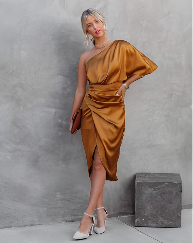 Gaby | Elegant Midi Dress Mssaz Desses