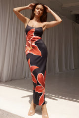 DEIA Midi Dress Black Lily Mssaz Desses