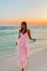 Shayla Maxi Dress Pink Mssaz Desses