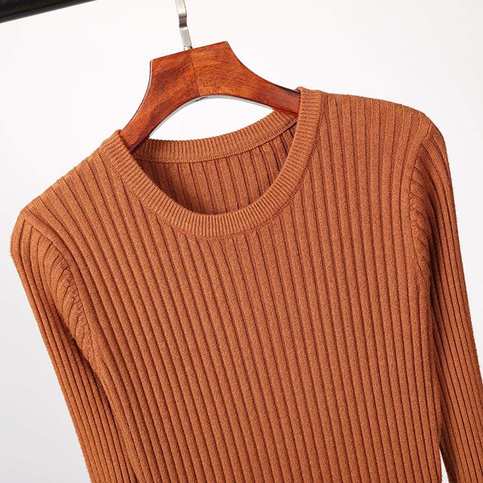 Long Knitted Sweater Dress for Casual Winter Sweater Dress Mssaz Desses