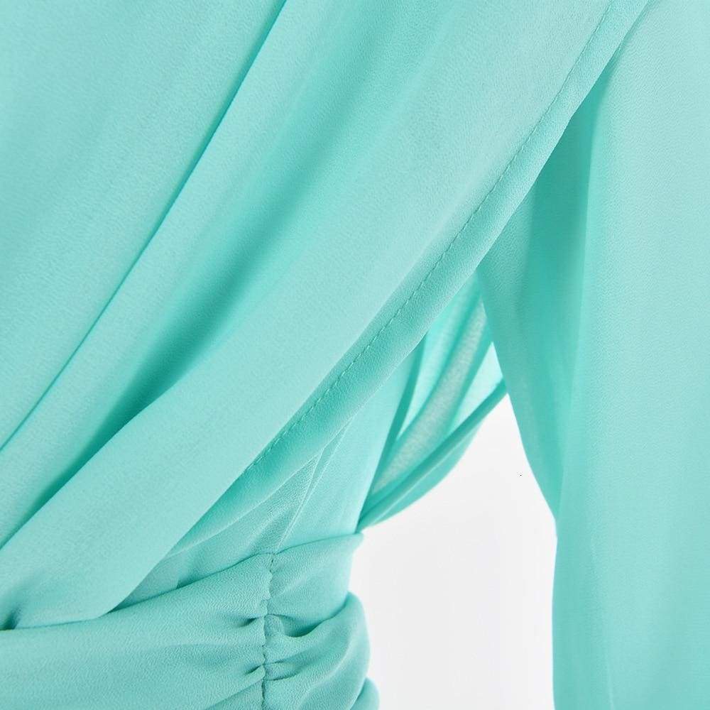 Long Sleeve Vintage  Dresses Deep V Neck Solid Party Dresses Casual Bodycon Short Dress Vestidos Mssaz Desses
