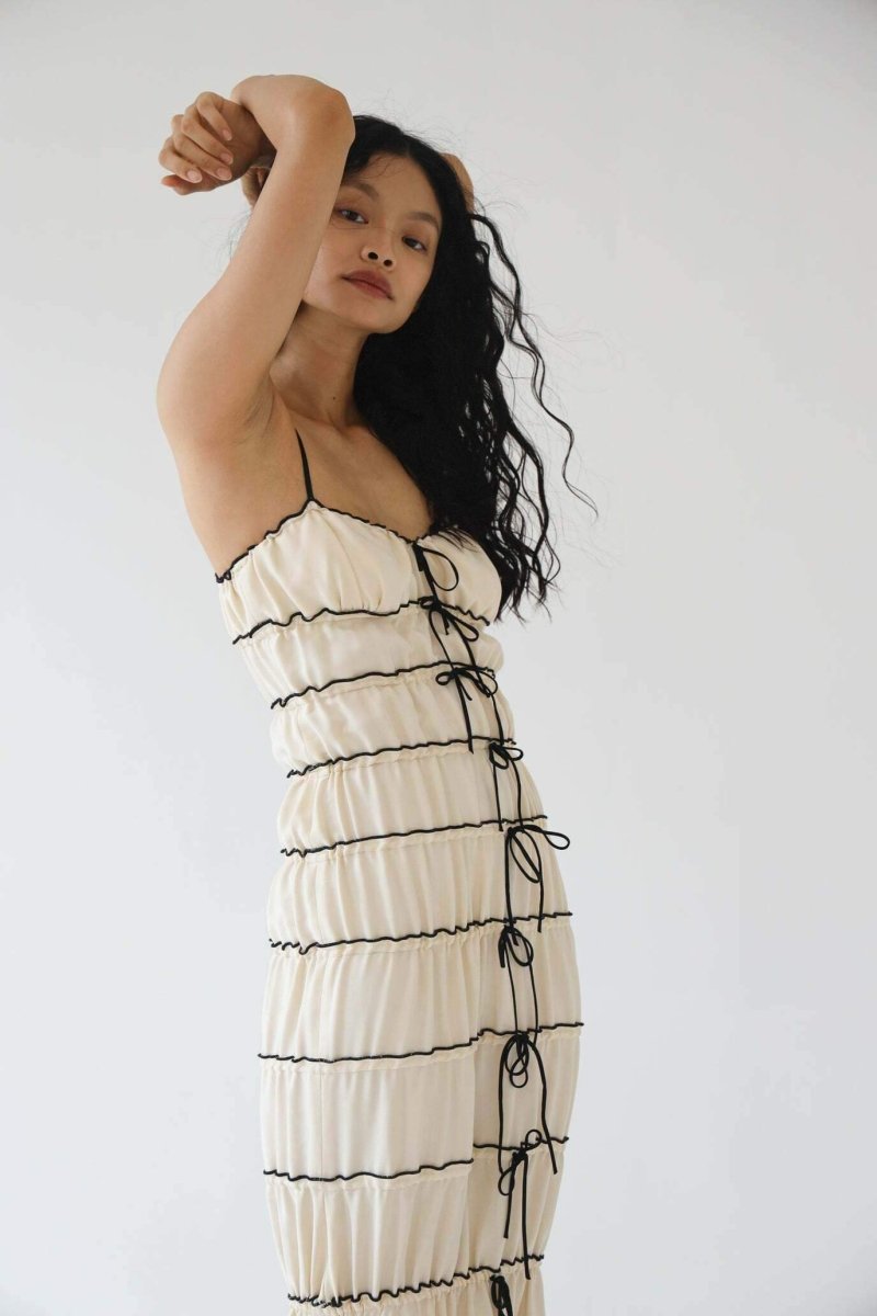 Melissa Ruffle Tunnel Maxi Dress Mssaz Desses