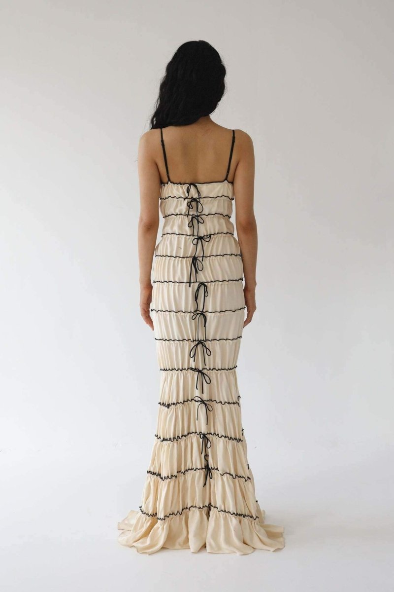 Melissa Ruffle Tunnel Maxi Dress Mssaz Desses